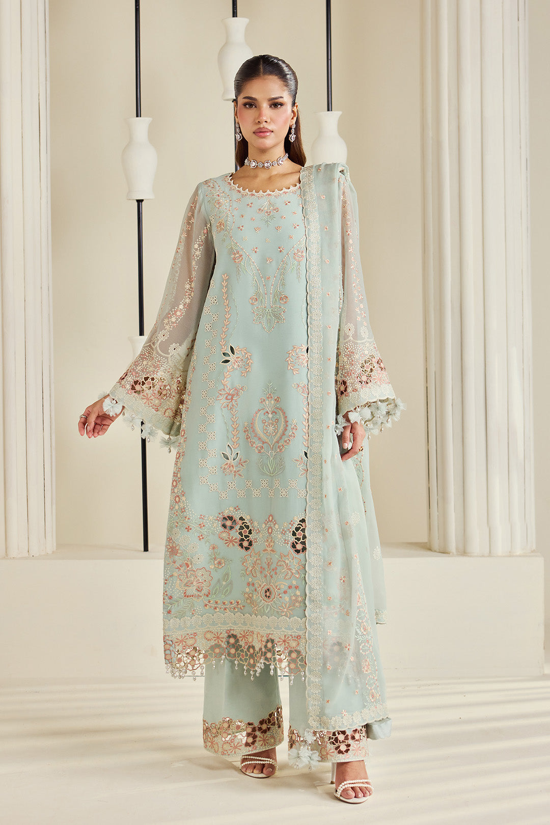 Alizeh | Dhaagay Formals | AF-DHG-5046-Tiyaahe - Formal Dress - available at Maria Faisal in UK and USA.