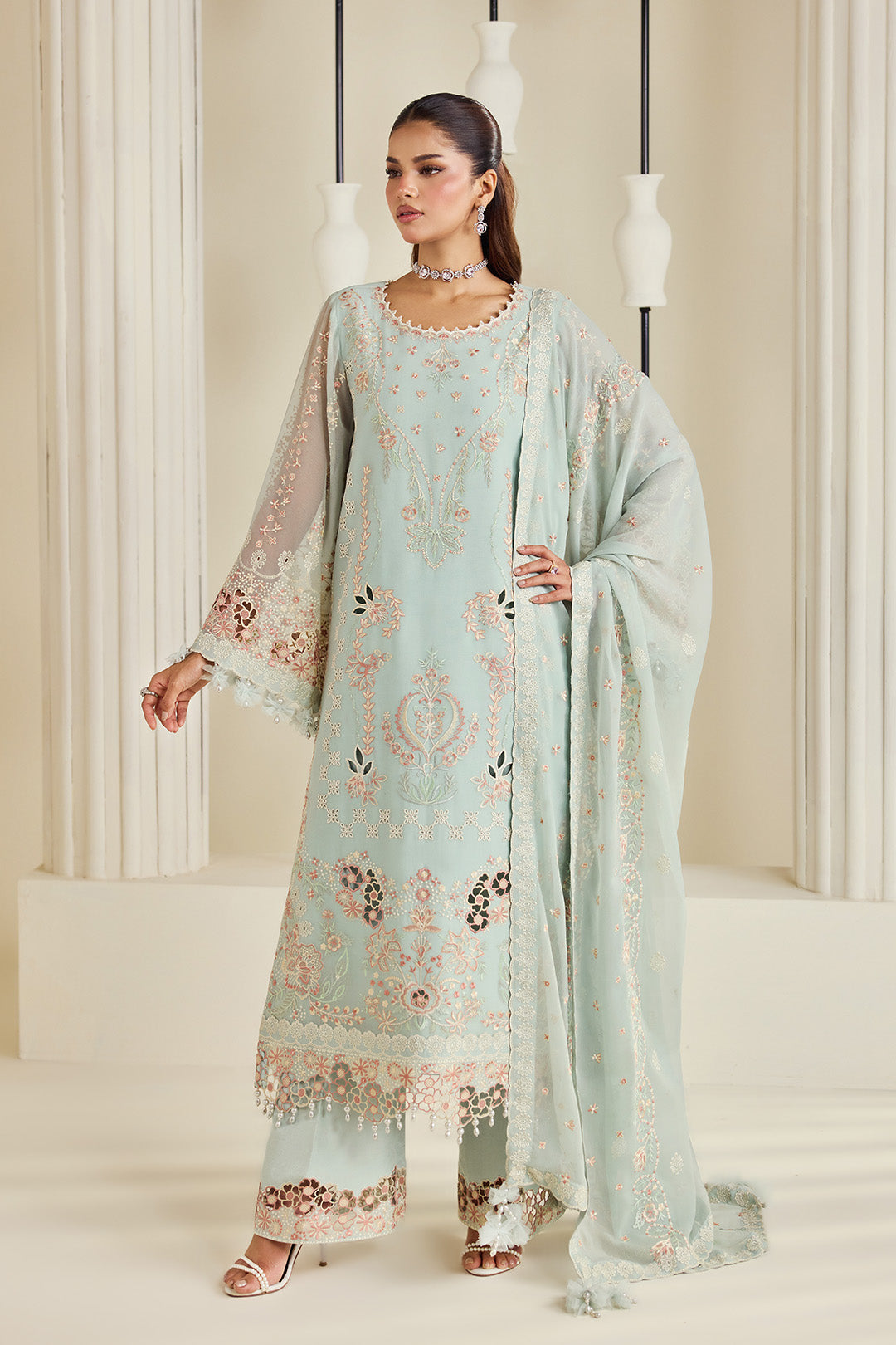 Alizeh | Dhaagay Formals | AF-DHG-5046-Tiyaahe - Formal Dress - available at Maria Faisal in UK and USA.