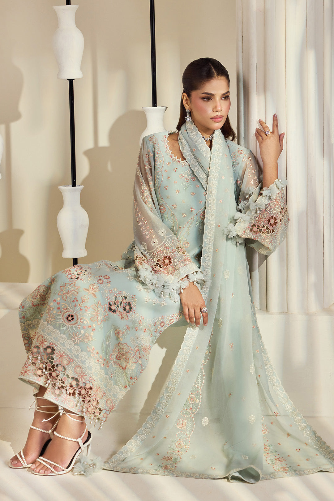 Alizeh | Dhaagay Formals | AF-DHG-5046-Tiyaahe - Formal Dress - available at Maria Faisal in UK and USA.