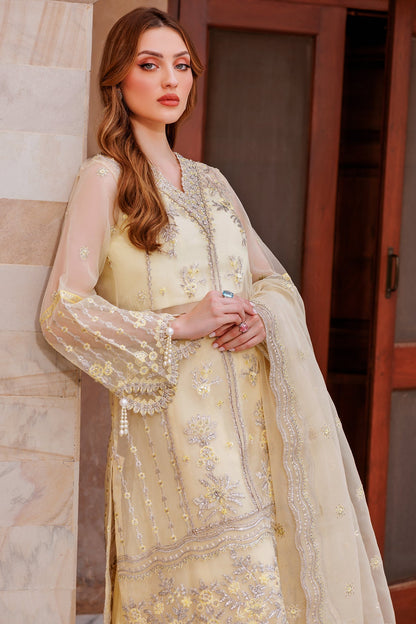 Mina Kashif | Shahbano Luxury Pret 24 | Reem - Designer Dress with Intricate embroidery and embellishments. Shop elegent wedding dress at Maria Faisal.