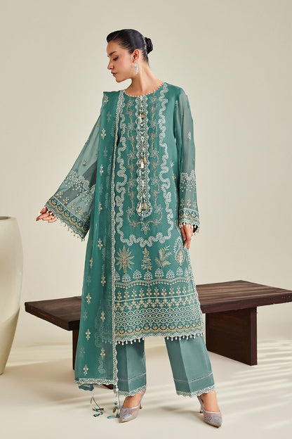 Alizeh | Dhaagay Formals |AF-DHG-5052-Zarqa - Formal Dress - available at Maria Faisal in UK and USA.