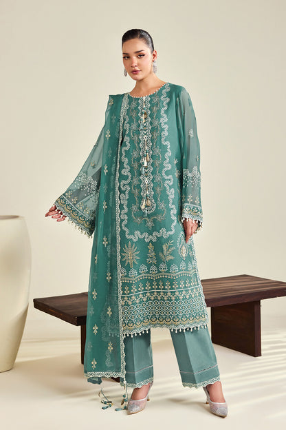 Alizeh | Dhaagay Formals |AF-DHG-5052-Zarqa - Formal Dress - available at Maria Faisal in UK and USA.