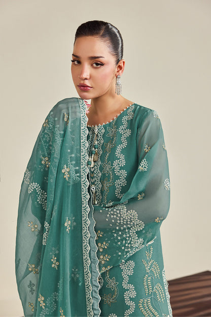 Alizeh | Dhaagay Formals |AF-DHG-5052-Zarqa - Formal Dress - available at Maria Faisal in UK and USA.