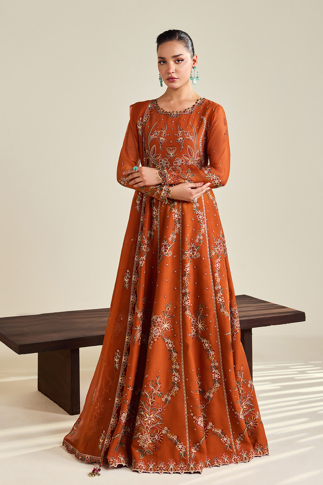 Alizeh | Dhaagay Formals | AF-DHG-5048-Zumar - Formal Dress - available at Maria Faisal in UK and USA.