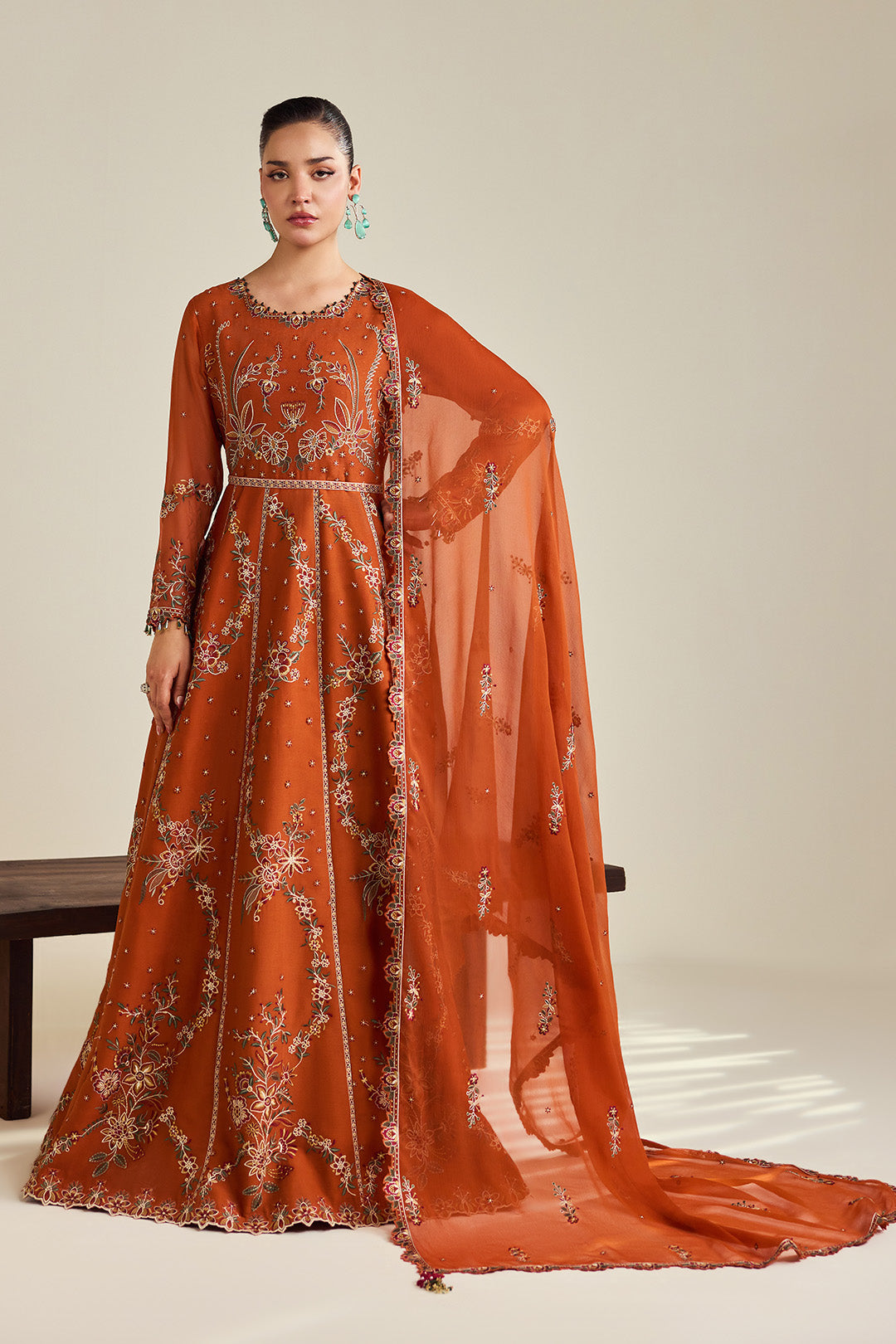Alizeh | Dhaagay Formals | AF-DHG-5048-Zumar - Formal Dress - available at Maria Faisal in UK and USA.