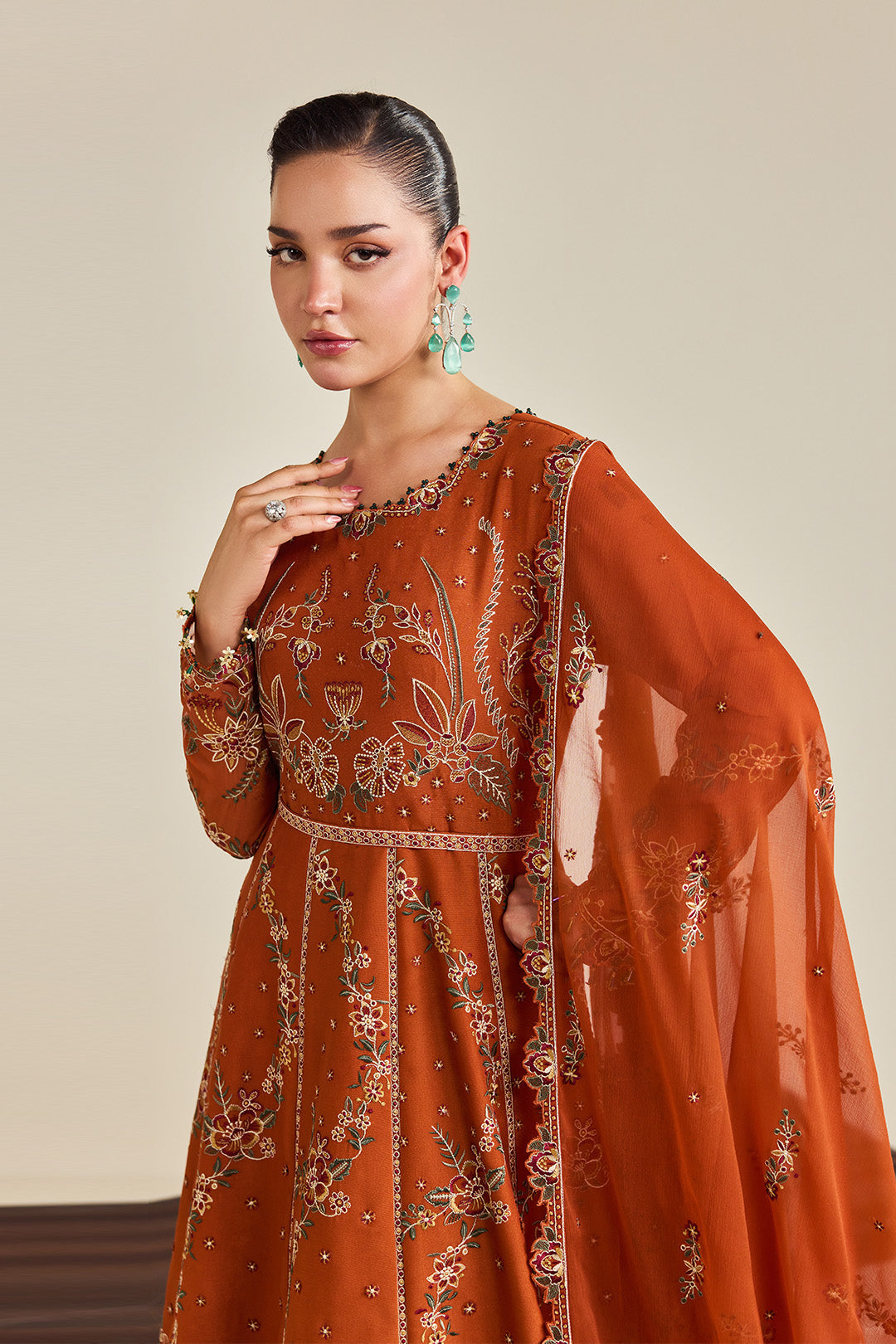 Alizeh | Dhaagay Formals | AF-DHG-5048-Zumar - Formal Dress - available at Maria Faisal in UK and USA.