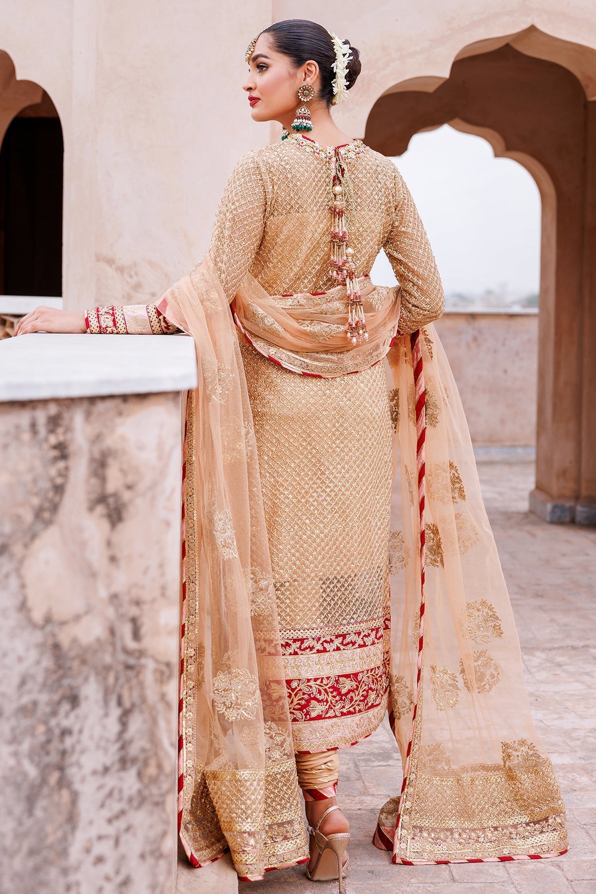Mina Kashif | Shahbano Luxury Pret 24 | Haya - Designer Dress with Intricate embroidery and embellishments. Shop elegent wedding dress at Maria Faisal.