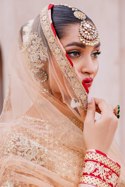 Mina Kashif | Shahbano Luxury Pret 24 | Haya - Designer Dress with Intricate embroidery and embellishments. Shop elegent wedding dress at Maria Faisal.