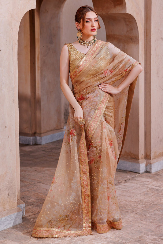 Mina Kashif | Shahbano Luxury Pret 24 | Zymal - Designer Dress with Intricate embroidery and embellishments. Shop elegent wedding dress at Maria Faisal.