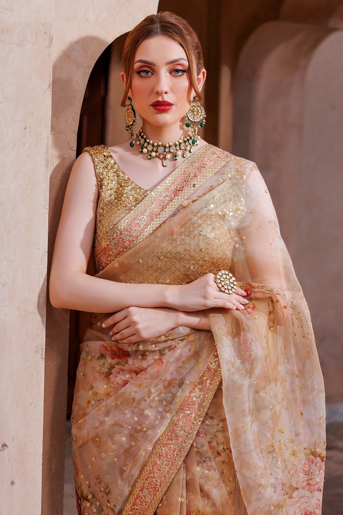 Mina Kashif | Shahbano Luxury Pret 24 | Zymal - Designer Dress with Intricate embroidery and embellishments. Shop elegent wedding dress at Maria Faisal.
