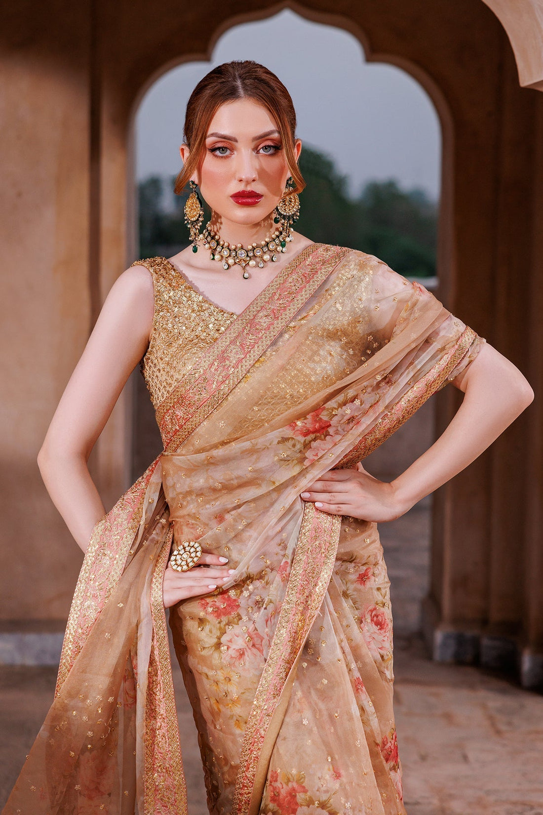 Mina Kashif | Shahbano Luxury Pret 24 | Zymal - Designer Dress with Intricate embroidery and embellishments. Shop elegent wedding dress at Maria Faisal.