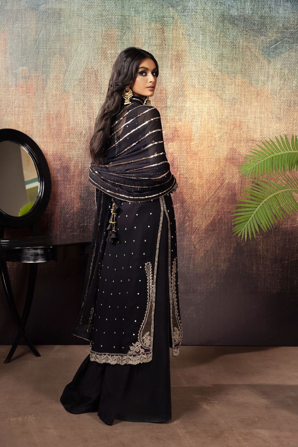 Erum Khan | Begham Jaan Bridal Formals | AABROO - Designer Dress with Intricate embroidery and embellishments. Shop elegent wedding dress at Maria Faisal.