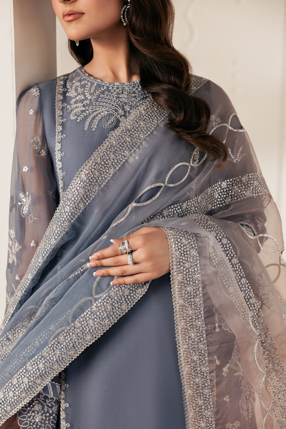 Zarif | Bayaan Formals | NILMAH - Formal Dress - available at Maria Faisal in UK and USA.