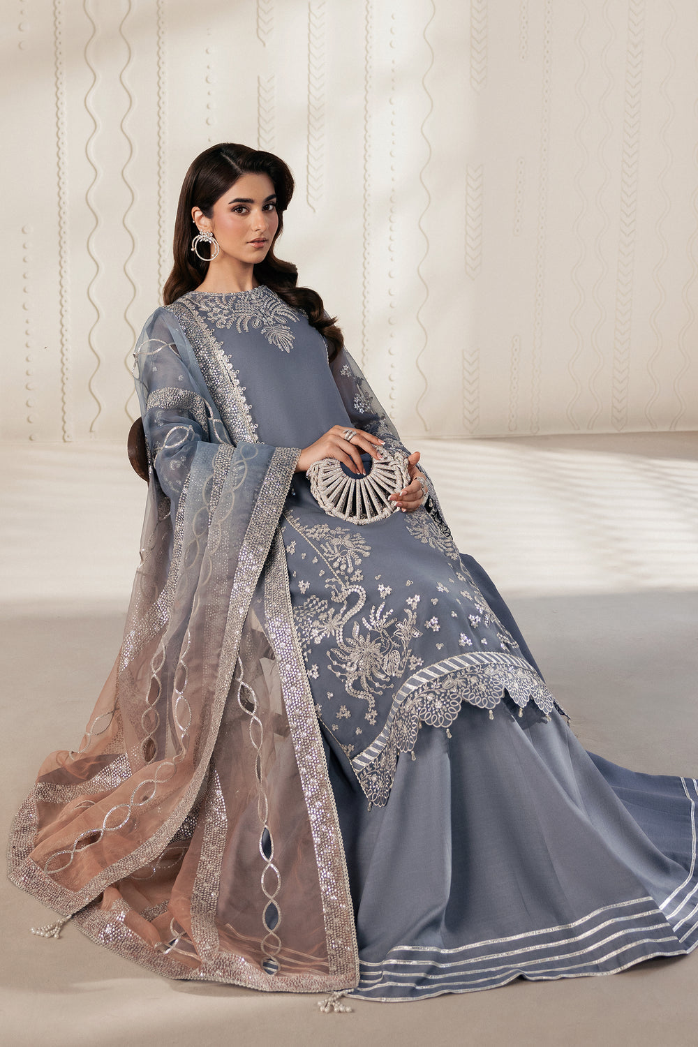 Zarif | Bayaan Formals | NILMAH - Formal Dress - available at Maria Faisal in UK and USA.