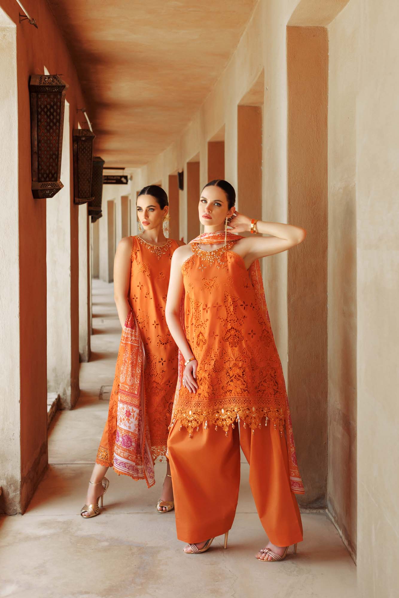 Noor By Saadia Asad | Eid Handwork Laserkari Lawn 24 | D11 - Designer Dress with Intricate embroidery and embellishments. Shop elegent wedding dress at Maria Faisal.