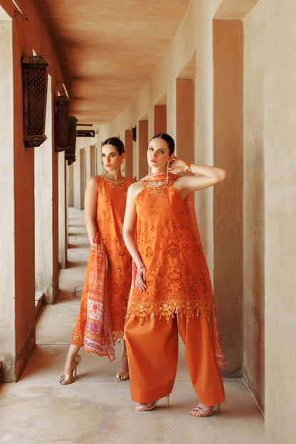 Noor By Saadia Asad | Eid Handwork Laserkari Lawn 24 | D11 - Designer Dress with Intricate embroidery and embellishments. Shop elegent wedding dress at Maria Faisal.