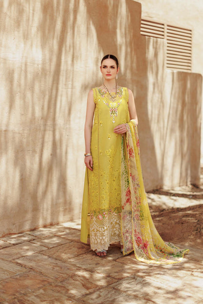 Noor By Saadia Asad | Eid Handwork Laserkari Lawn 24 | D1 - Designer Dress with Intricate embroidery and embellishments. Shop elegent wedding dress at Maria Faisal.