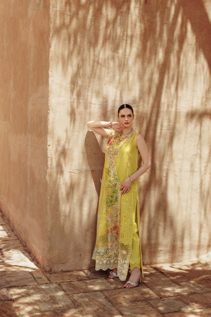 Noor By Saadia Asad | Eid Handwork Laserkari Lawn 24 | D1 - Designer Dress with Intricate embroidery and embellishments. Shop elegent wedding dress at Maria Faisal.