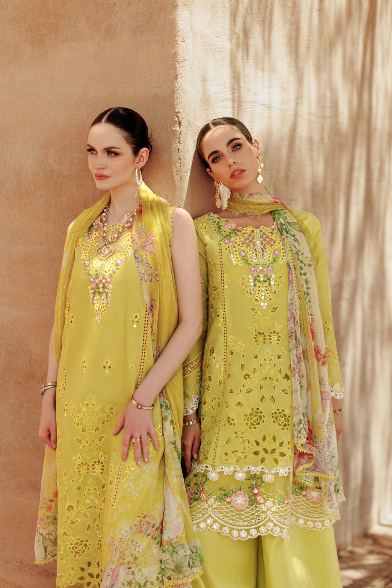 Noor By Saadia Asad | Eid Handwork Laserkari Lawn 24 | D1 - Designer Dress with Intricate embroidery and embellishments. Shop elegent wedding dress at Maria Faisal.
