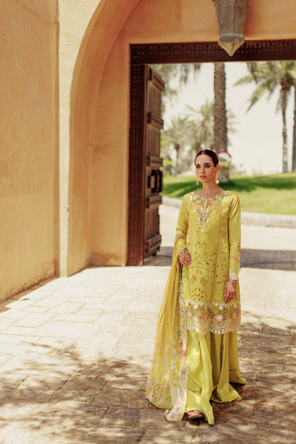 Noor By Saadia Asad | Eid Handwork Laserkari Lawn 24 | D1 - Designer Dress with Intricate embroidery and embellishments. Shop elegent wedding dress at Maria Faisal.