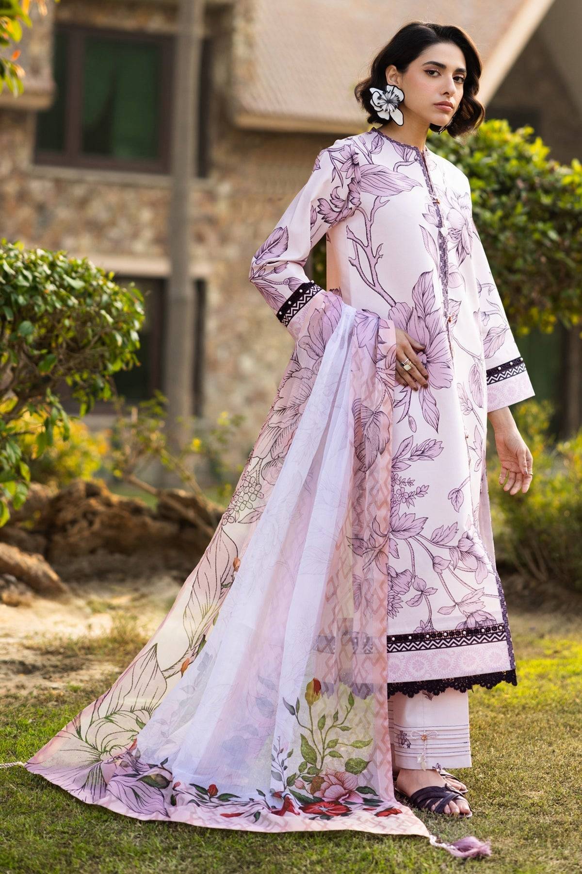 Alizeh | Sheen Lawn Prints 25 | AF-PL-6036-Rafaello by Maria Faisal - Registered Vendor of : Alizeh - type : Ladies Clothes - 100% original wedding dresses