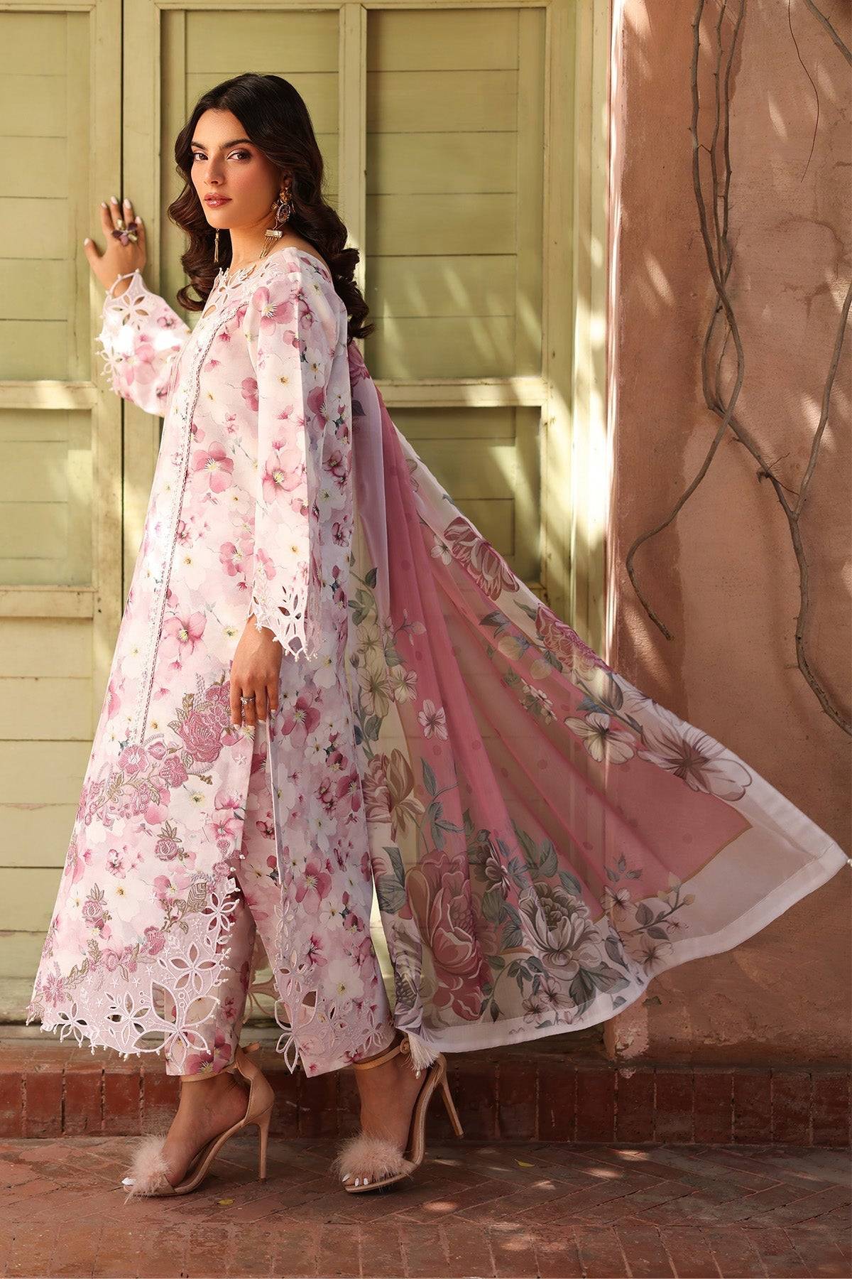 Alizeh | Embroidered Printed Festive Edit 25 | AF-EPL-7033-LIOR by Maria Faisal - Registered Vendor of : Alizeh - type : Ladies Clothes - 100% original wedding dresses