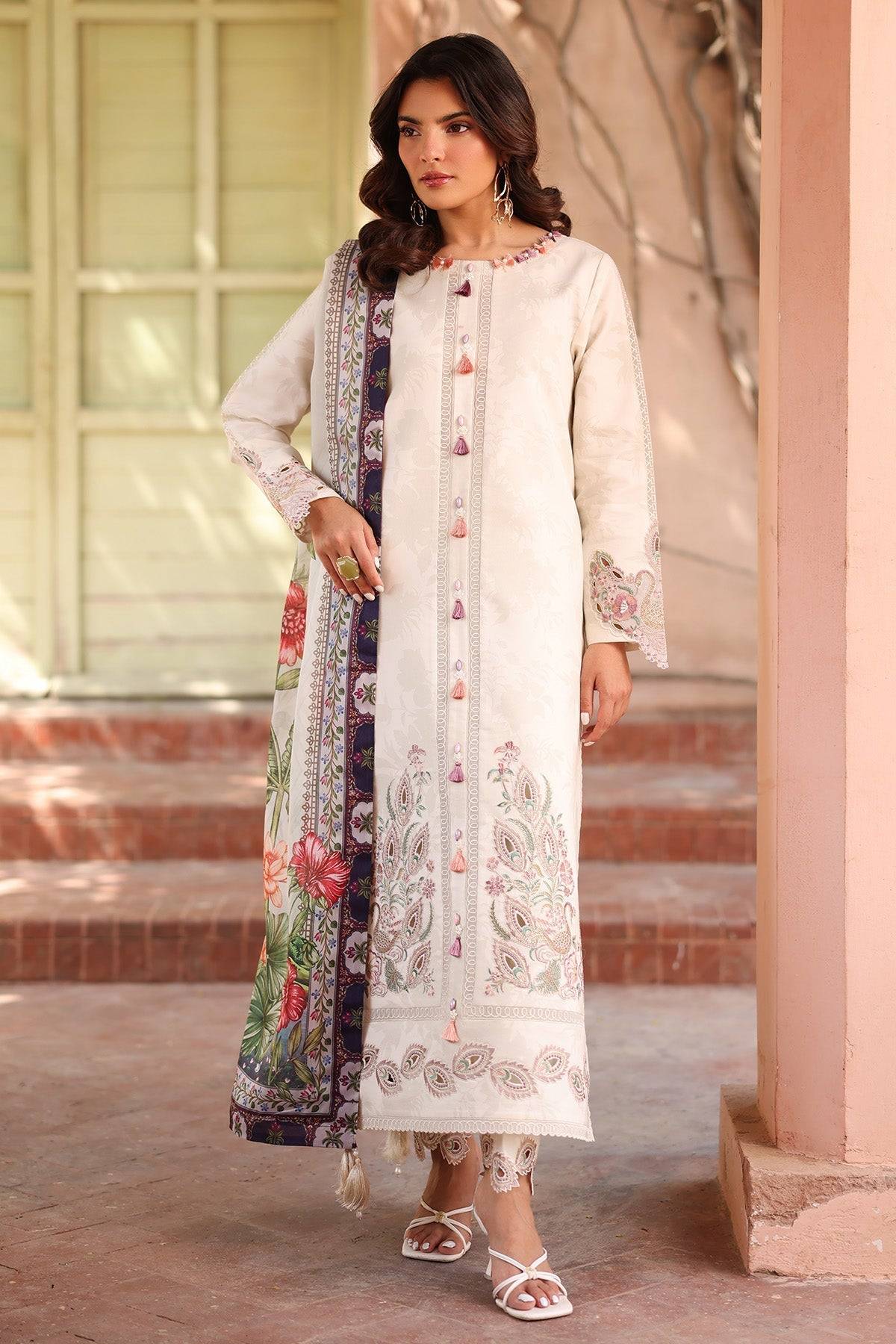 Alizeh | Embroidered Printed Festive Edit 25 | AF-EPL-7035-KARIS by Maria Faisal - Registered Vendor of : Alizeh - type : Ladies Clothes - 100% original wedding dresses