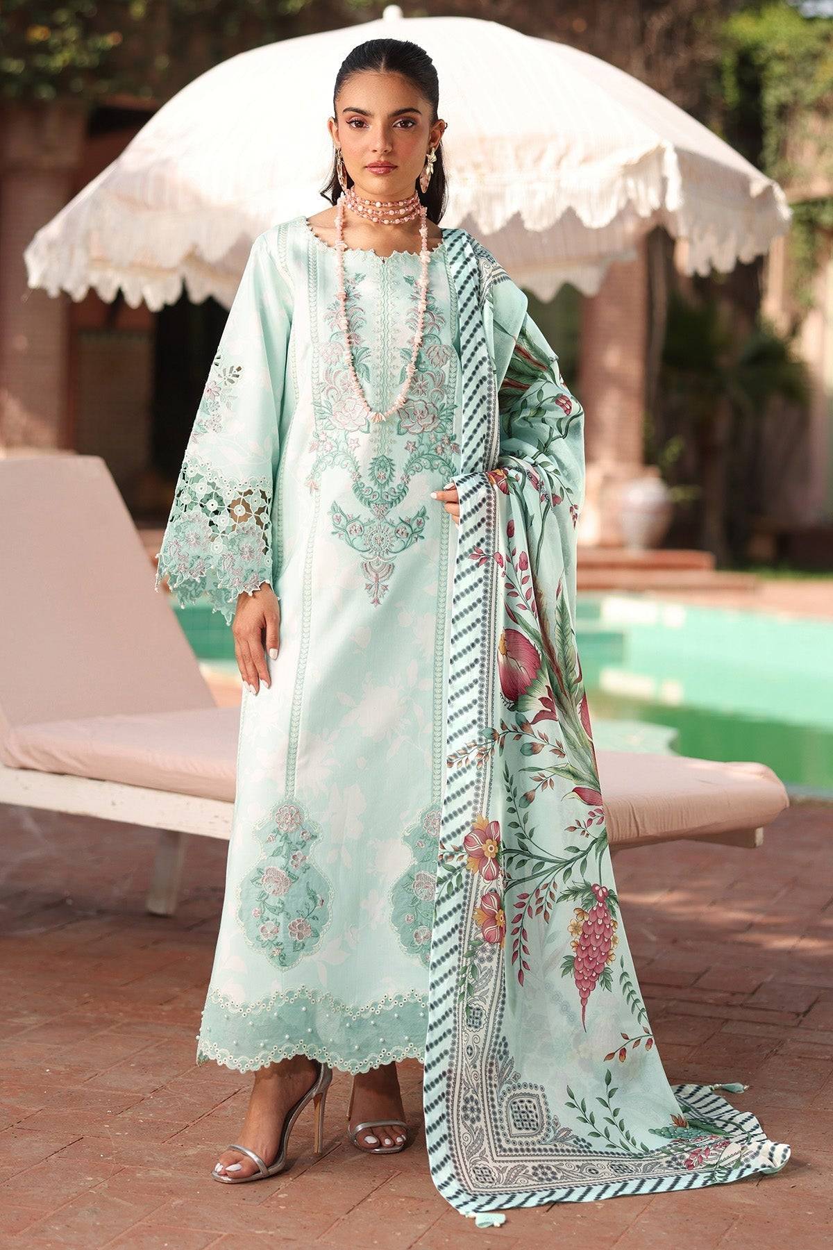 Alizeh | Embroidered Printed Festive Edit 25 |AF-EPL-7031-MIREGA by Maria Faisal - Registered Vendor of : Alizeh - type : Ladies Clothes - 100% original wedding dresses