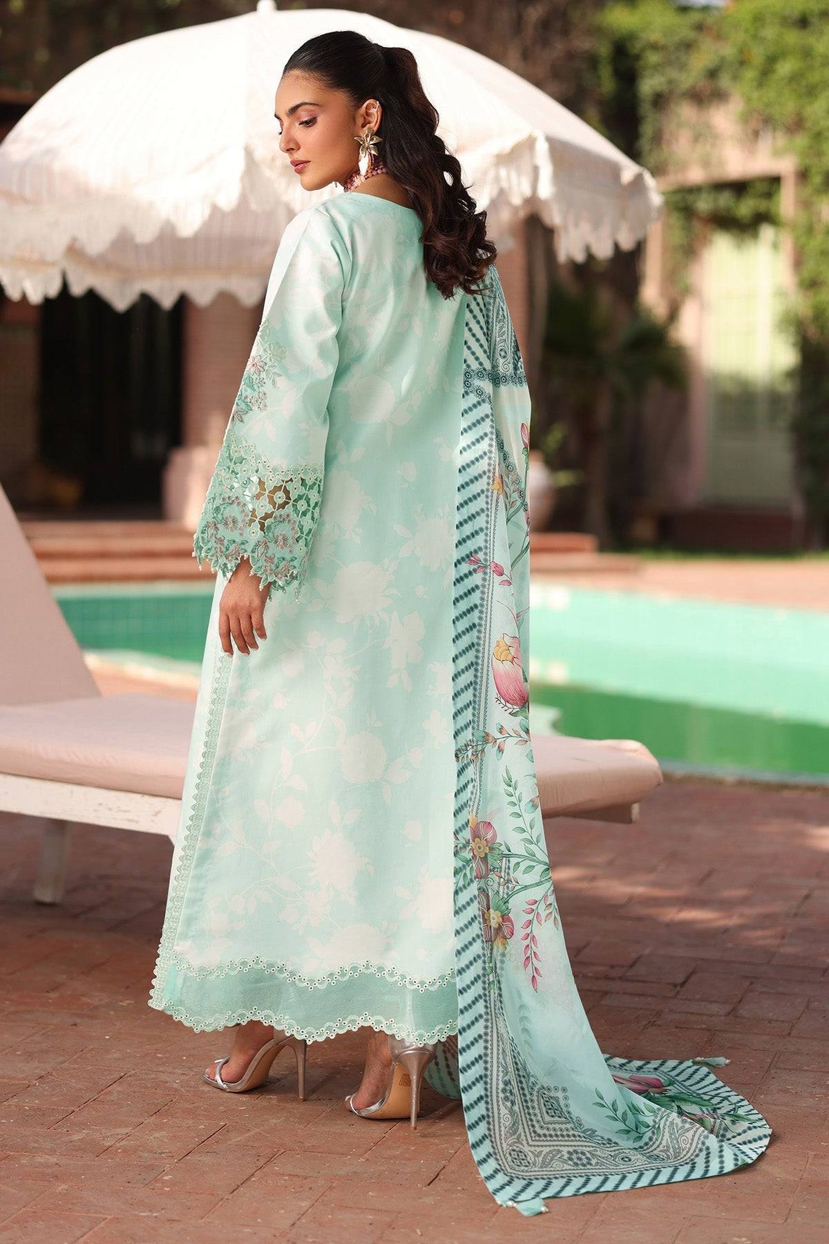 Alizeh | Embroidered Printed Festive Edit 25 |AF-EPL-7031-MIREGA by Maria Faisal - Registered Vendor of : Alizeh - type : Ladies Clothes - 100% original wedding dresses