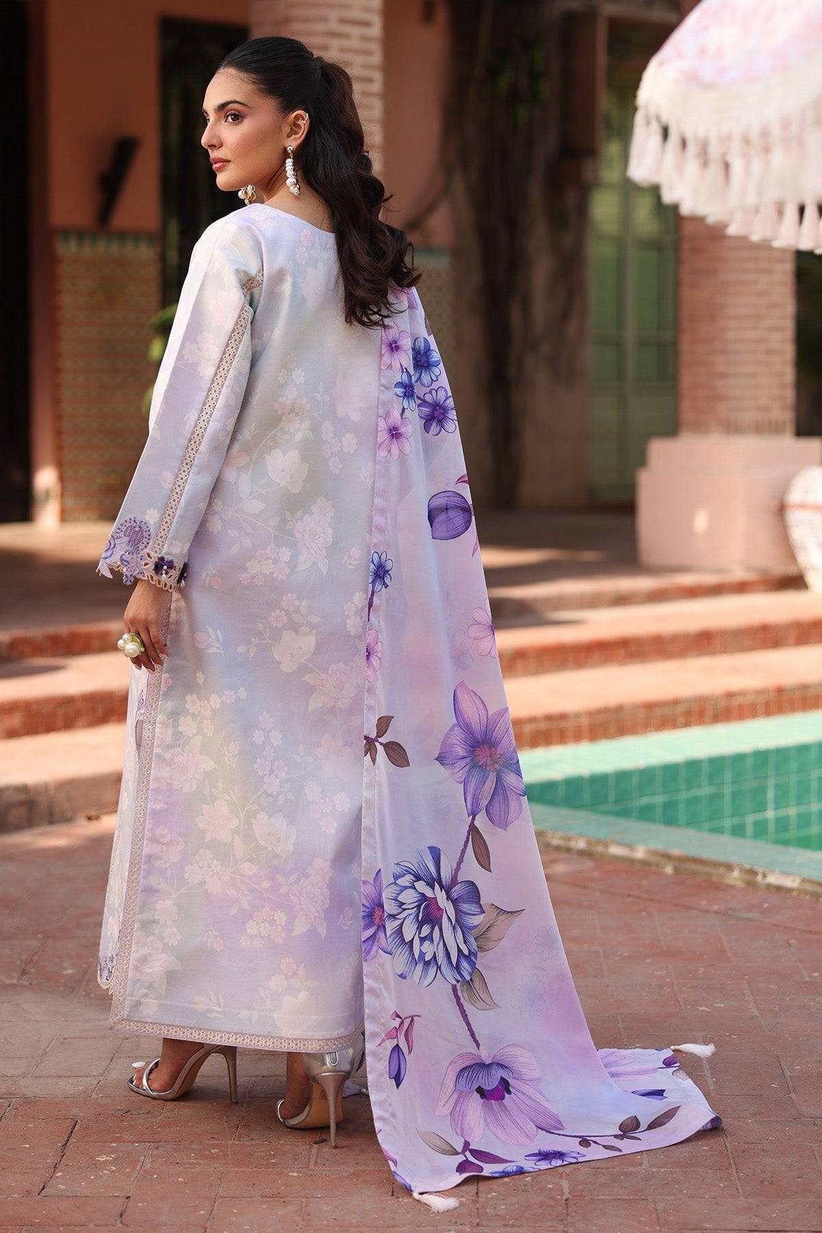 Alizeh | Embroidered Printed Festive Edit 25 | AF-EPL-7039-PRESTA by Maria Faisal - Registered Vendor of : Alizeh - type : Ladies Clothes - 100% original wedding dresses