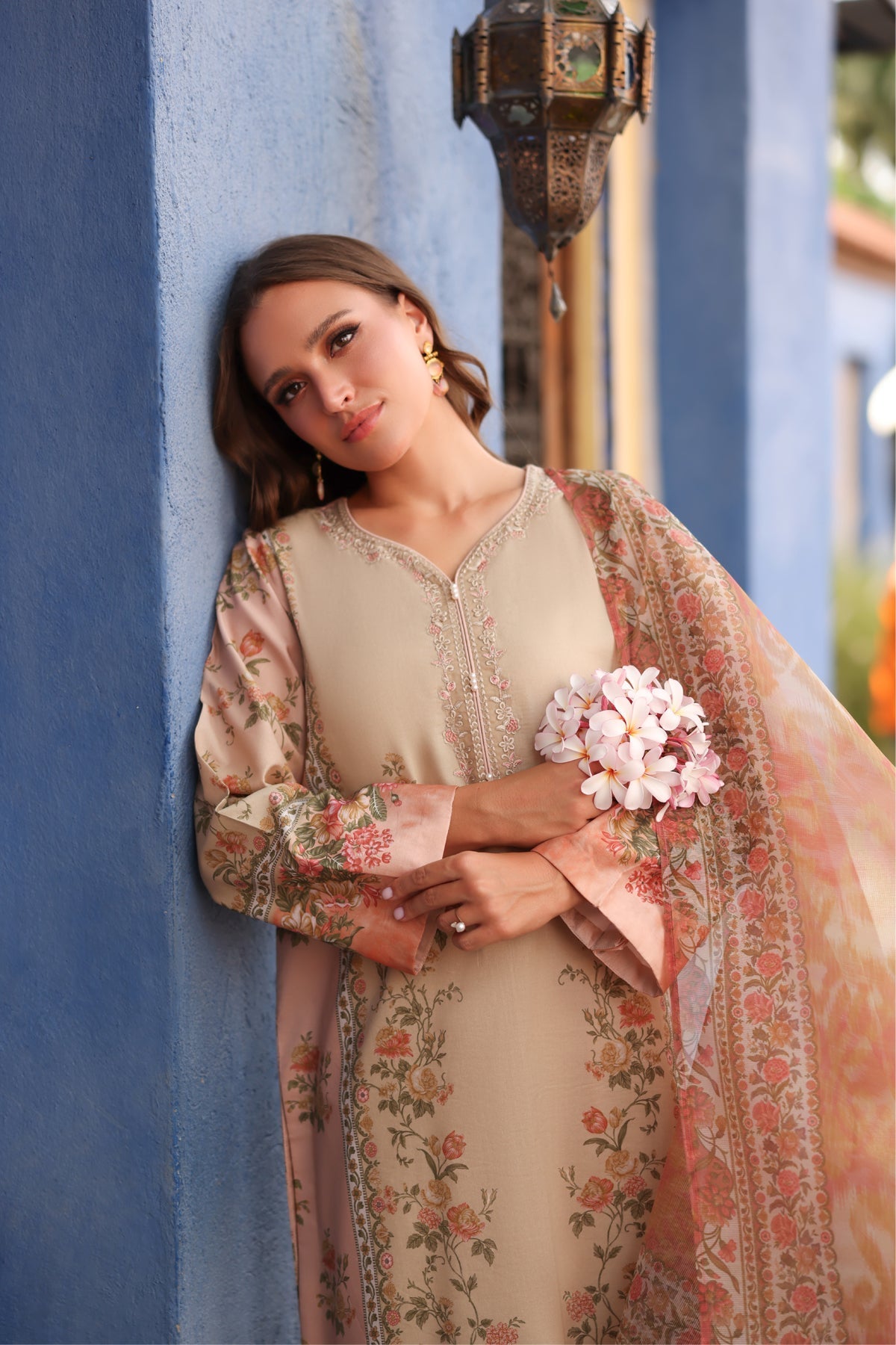 Xenia Formals | Layana Summer 26 | NITHYA - Dress - available at Maria Faisal in UK and USA.
