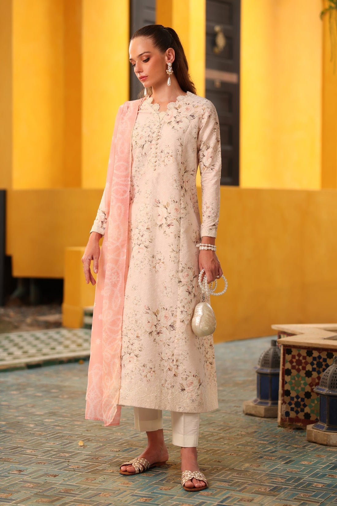 Xenia Formals | Summer Away 25 |RUSSET - Ladies Clothes - Maria Faisal
