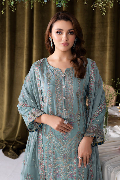 Ramsha | Aangan Luxury Raw silk | AA-109 - Formal Dress - available at Maria Faisal in UK and USA.