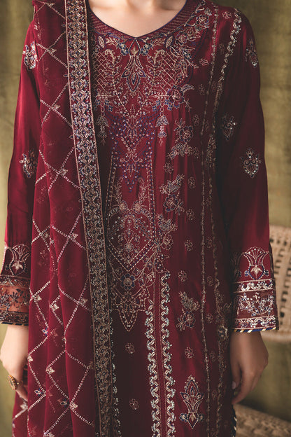 Ramsha | Aangan Luxury Raw silk | AA-101 - Formal Dress - available at Maria Faisal in UK and USA.