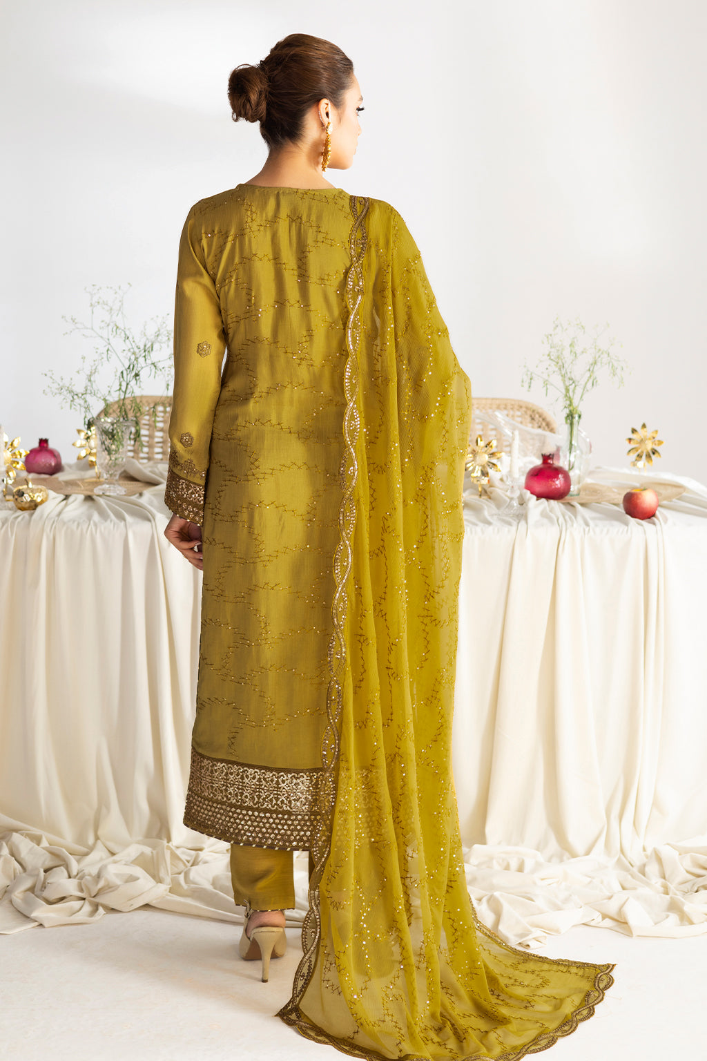Ramsha | Aangan Luxury Raw silk | AA-102 - Formal Dress - available at Maria Faisal in UK and USA.
