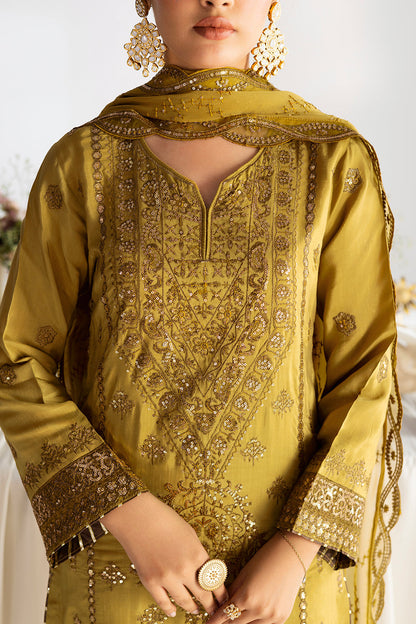 Ramsha | Aangan Luxury Raw silk | AA-102 - Formal Dress - available at Maria Faisal in UK and USA.