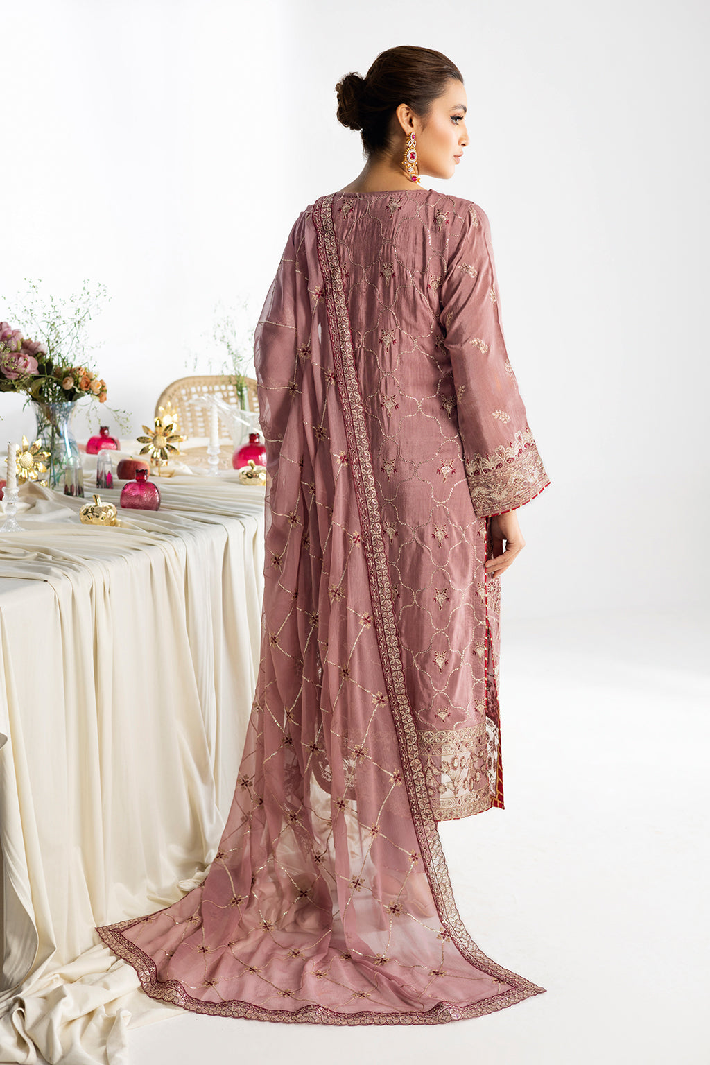 Ramsha | Aangan Luxury Raw silk | AA-104 - Formal Dress - available at Maria Faisal in UK and USA.