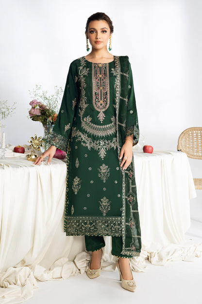 Ramsha | Aangan Luxury Raw silk | AA-107 - Formal Dress - available at Maria Faisal in UK and USA.