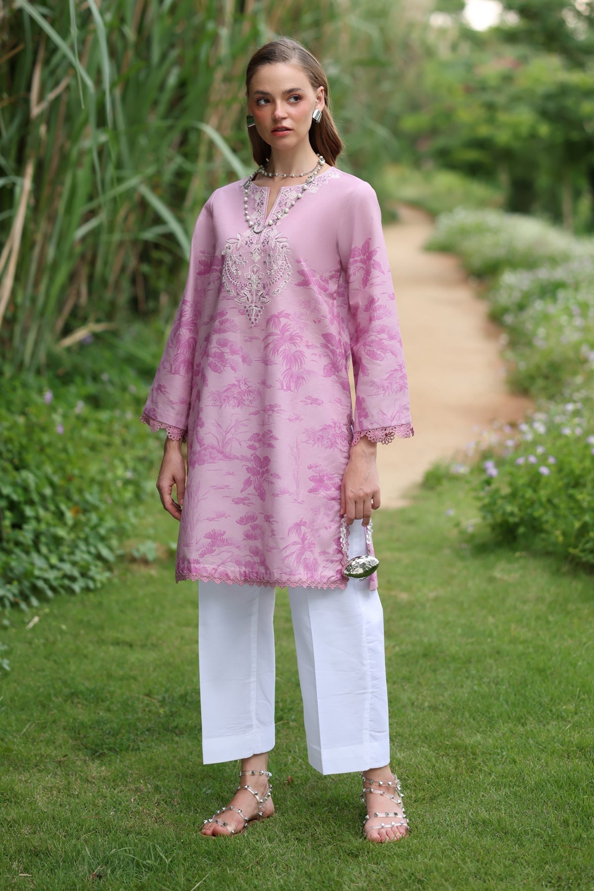 Xenia Formals | The Eid Edit | KARRA - Casual Dress - available at Maria Faisal in UK and USA.