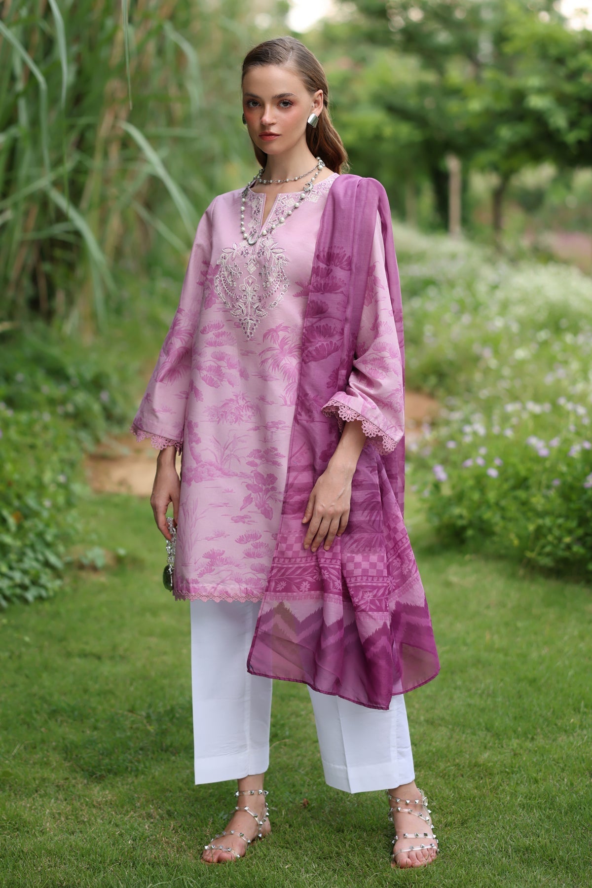 Xenia Formals | The Eid Edit | KARRA - Casual Dress - available at Maria Faisal in UK and USA.