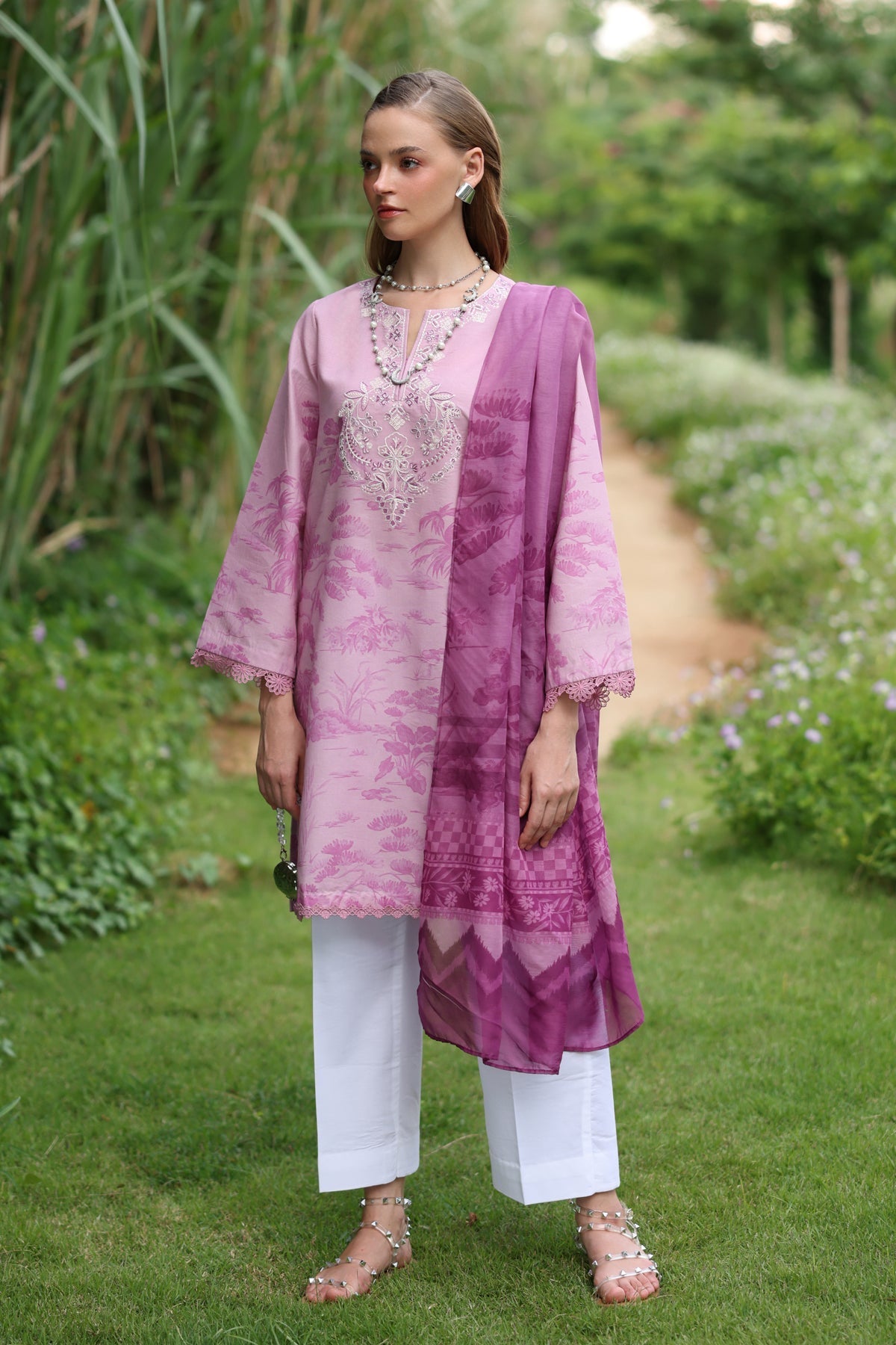 Xenia Formals | The Eid Edit | KARRA - Casual Dress - available at Maria Faisal in UK and USA.