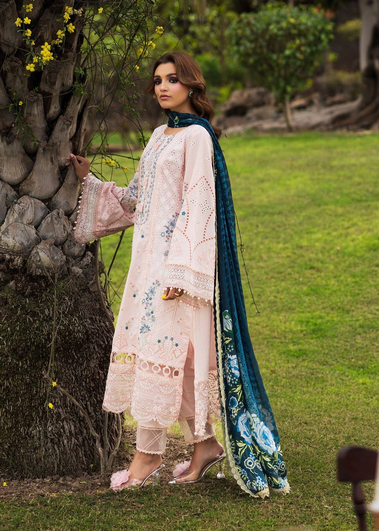 Paras by Pasha | Bloom and Beyond | Coral Bloom by Maria Faisal - Registered Vendor of : Paras by Pasha - type : Ladies Clothes - 100% original wedding dresses
