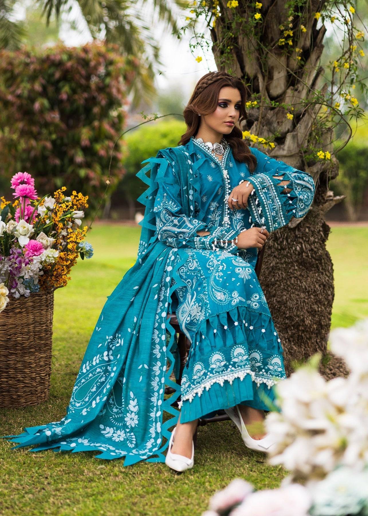 Paras by Pasha | Bloom and Beyond | Sapphire Bloom by Maria Faisal - Registered Vendor of : Paras by Pasha - type : Ladies Clothes - 100% original wedding dresses