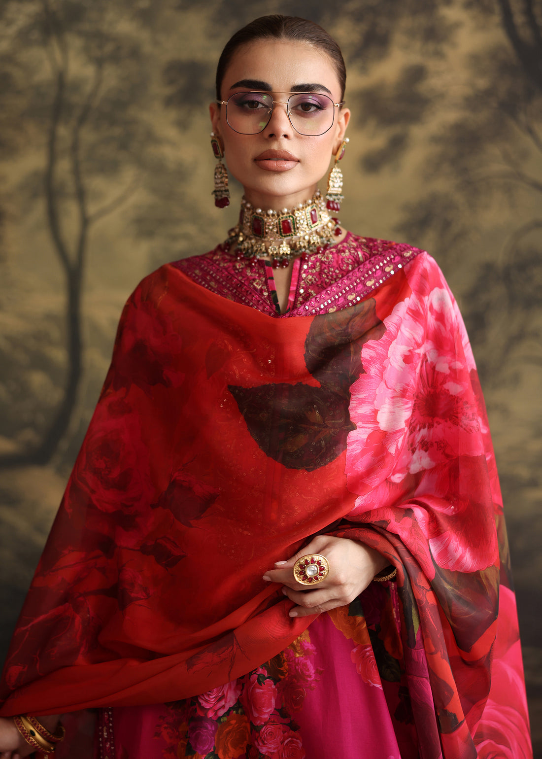 Humjoli | Rehana Luxury Collection | PINK ROSE - Ladies Clothes - Maria Faisal