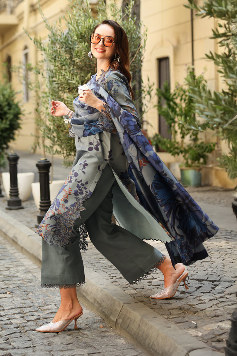 Rangrasiya | Lifestyle Winter Edit 25 | Audrey - Casual Dress - available at Maria Faisal in UK and USA.