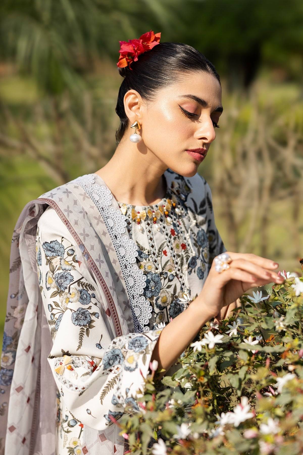Alizeh | Sheen Lawn Prints 25 | AF-PL-6040-Alaska by Maria Faisal - Registered Vendor of : Alizeh - type : Ladies Clothes - 100% original wedding dresses