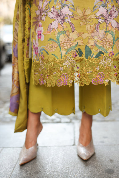 Rangrasiya | Lifestyle Winter Edit 25 | Eva - Casual Dress - available at Maria Faisal in UK and USA.