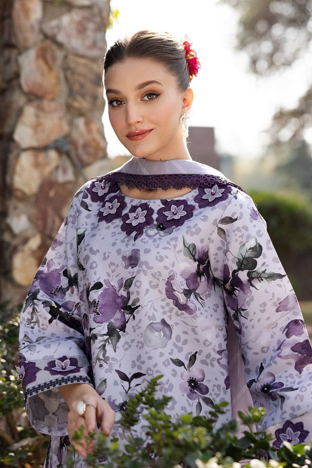 Alizeh | Sheen Lawn Prints 25 | AF-PL-6041-Maylan by Maria Faisal - Registered Vendor of : Alizeh - type : Ladies Clothes - 100% original wedding dresses