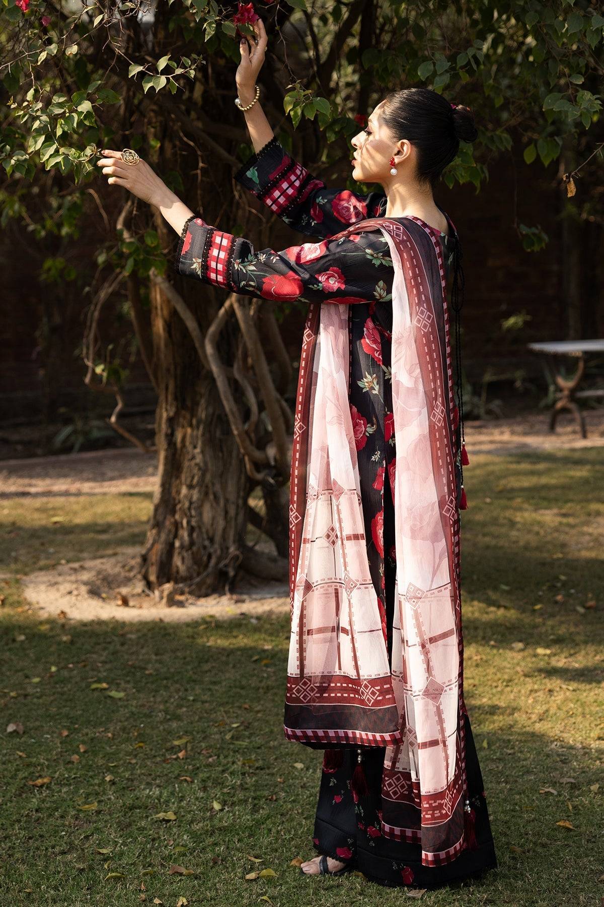 Alizeh | Sheen Lawn Prints 25 | AF-PL-6032-Somber by Maria Faisal - Registered Vendor of : Alizeh - type : Ladies Clothes - 100% original wedding dresses