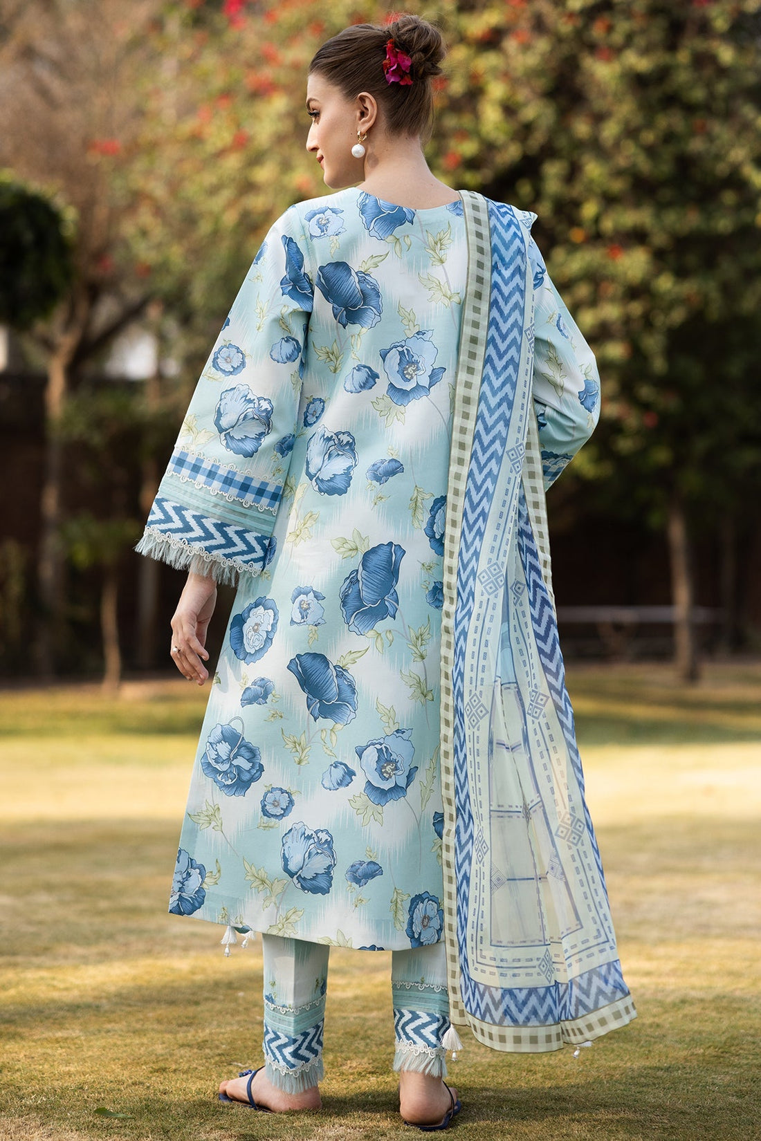 Alizeh | Sheen Lawn Prints 25 | AF-PL-6031-Laya - Ladies Clothes 